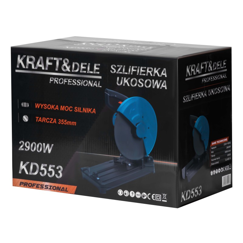 Metalo pjaustyklė 2900W 230V KRAFT&DELE KD553