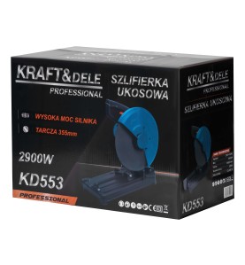 Opakowanie kartonowe przecinarki do metalu KD553 widok z ukosa