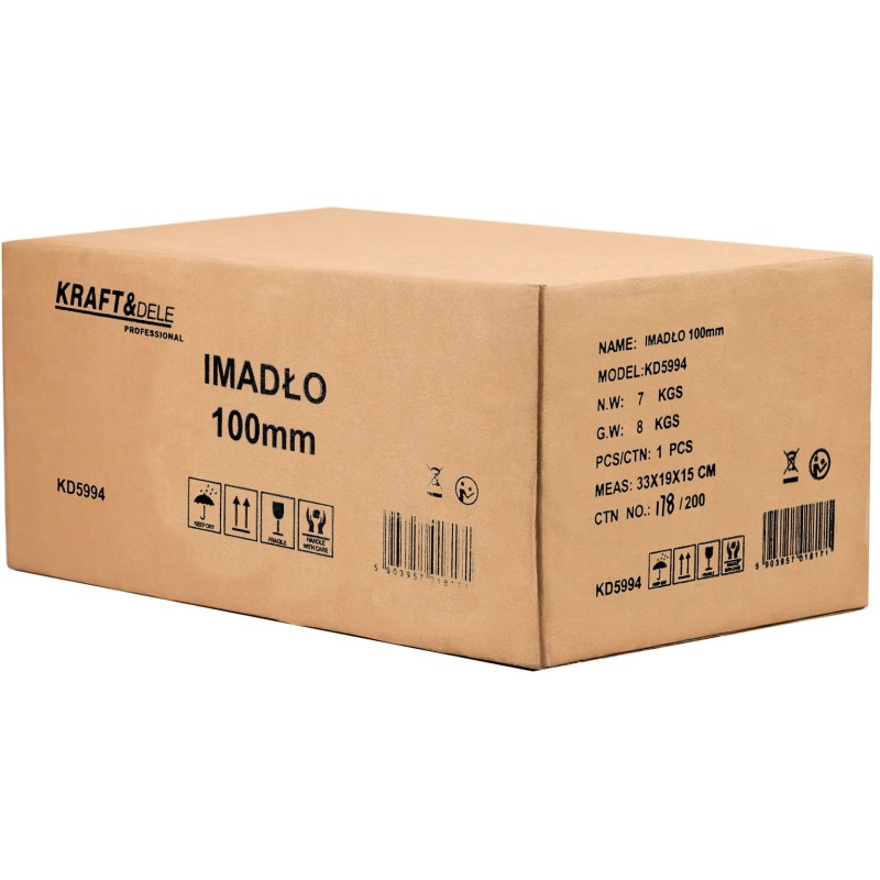 Imadło ślusarskie 100mm KRAFT&DELE KD5994