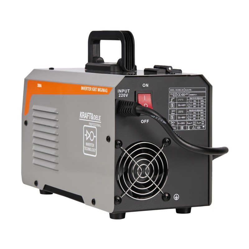 Spawarka MIG FLUX / MMA / TIG 200A KRAFT&DELE KD1788