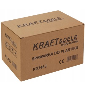 Kartonowe opakowanie spawarki do plastiku Kraft&Dele KD3463