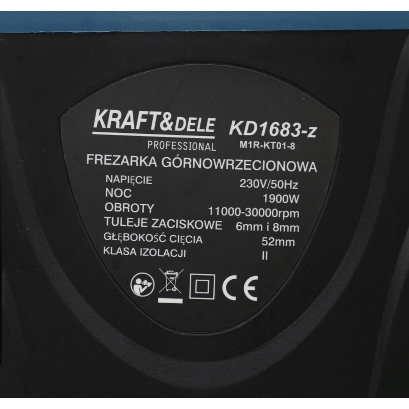 Viršutinė freza KING SERIES 1900W KD1683-Z Viršutinė freza KING SERIES 1900W KD1683-Z