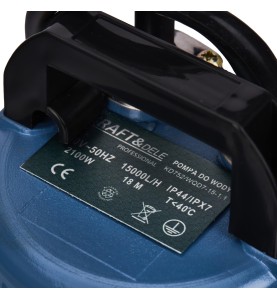 Typenschild der Kraft&Dele KD752 Pumpe
