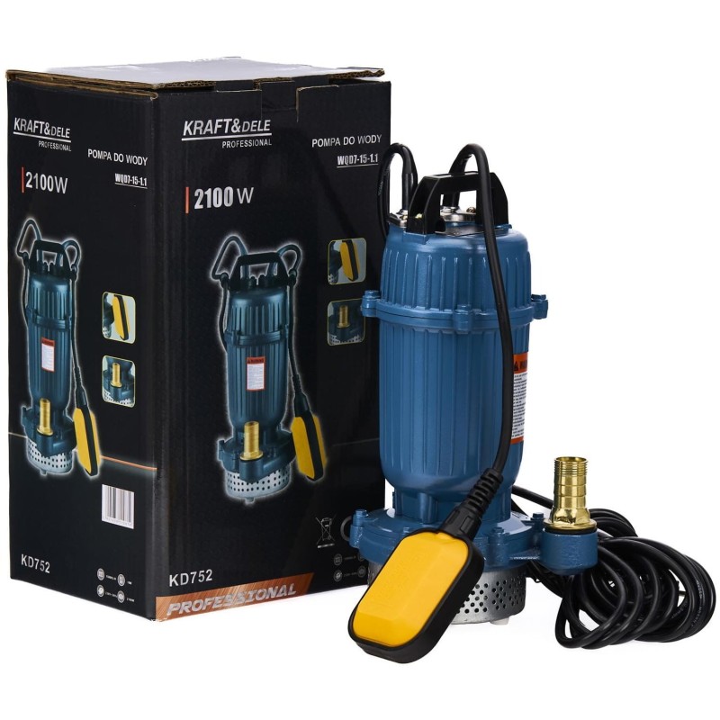 Schmutz- und Klarwasserpumpe 2100W mit Schwimmerschalter KRAFT&DELE KD752