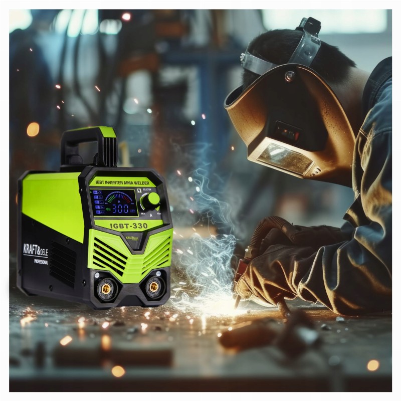 Suvirinimo aparatas IGBT/MMA/LIFT/TIG 330A KRAFT&DELE KD1879