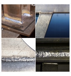 Beispiele für Metallschweißnähte mit dem Inverter-Schweißgerät