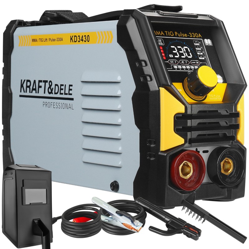 Spawarka inwertorowa MMA TigLift Pulse 330A KRAFT&DELE KD3430