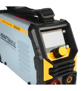 Nahaufnahme des Bedienfelds des Inverter-Schweißgeräts KD3430