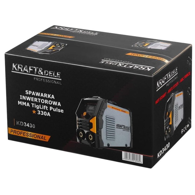 Spawarka inwertorowa MMA TigLift Pulse 330A KRAFT&DELE KD3430