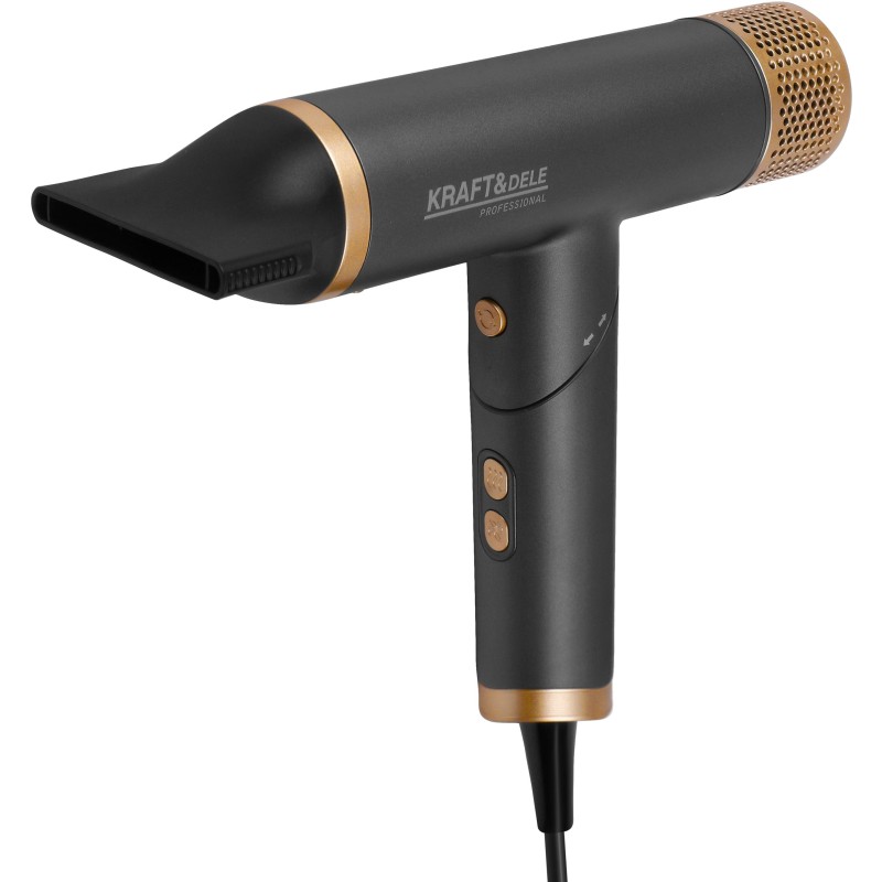 Haartrockner 1800W + Lockenaufsätze KRAFT&DELE KD4383