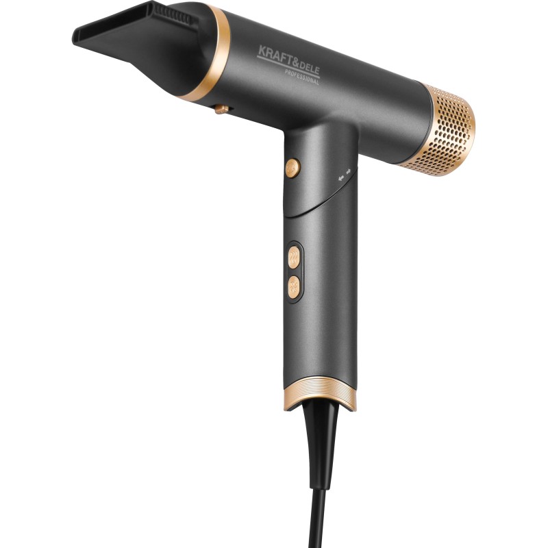 Haartrockner 1800W + Lockenaufsätze KRAFT&DELE KD4383