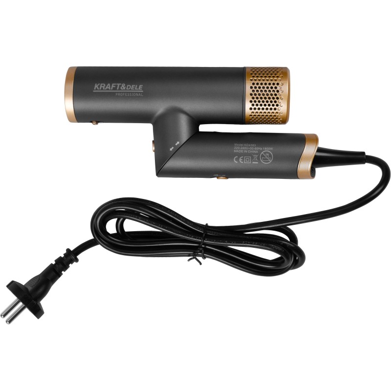 Haartrockner 1800W + Lockenaufsätze KRAFT&DELE KD4383