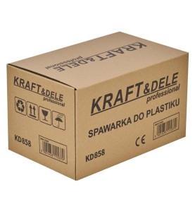 Opakowanie kartonowe spawarki do plastiku Kraft&Dele KD858