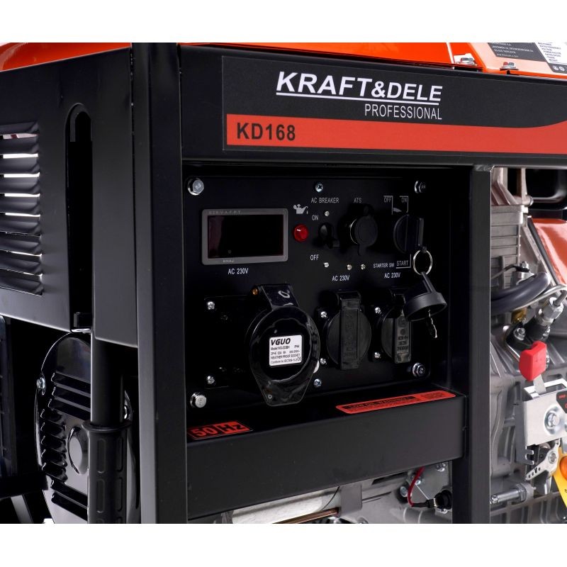 Agregat prądotwórczy KRAFT&DELE KD168 7,5 kW / 230V