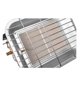 Promiennik gazowy 4,5kW KD11310 - zbliżenie na zawór i element grzejny