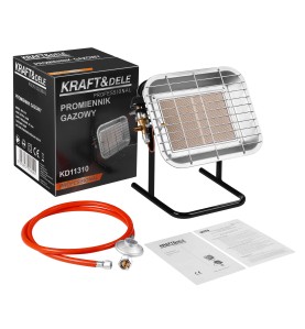 Promiennik gazowy 4,5kW KD11310 - zestaw z pudełkiem i akcesoriami