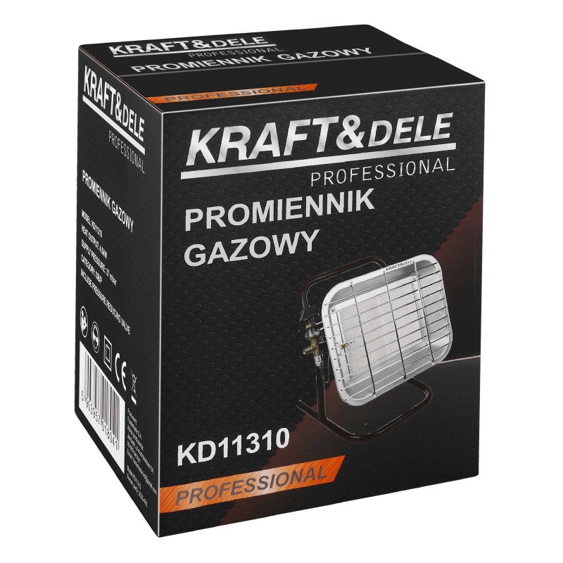 KRAFT&DELE KD11310 4,5 kW gázüzemű hősugárzó
