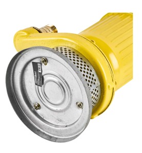 Tauchpumpe 1600W KD758 - Ansicht der Pumpenunterseite mit Ansaugsieb