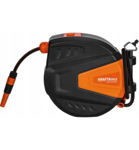 Kraft&Dele KD2151 Gartenschlauchtrommel mit Wandhalterung