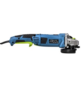 Szlifierka kątowa 1500W Kraft&Dele KD3045 - widok z boku na tabliczkę znamionową
