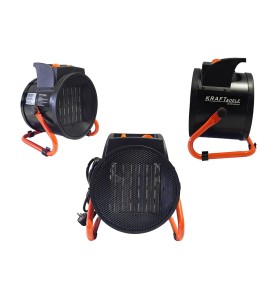 Zestaw trzech ujęć nagrzewnicy elektrycznej Kraft&Dele KD11728