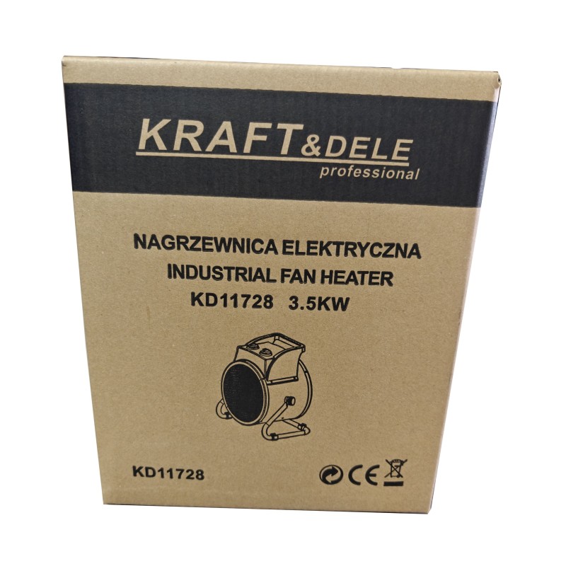 KRAFT&DELE 3,5kW 230V elektromos hősugárzó KD11728 KRAFT&DELE 3,5kW 230V elektromos hősugárzó KD11728