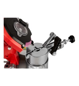Zbliżenie na imadło do mocowania łańcucha w ostrzałce KD1551