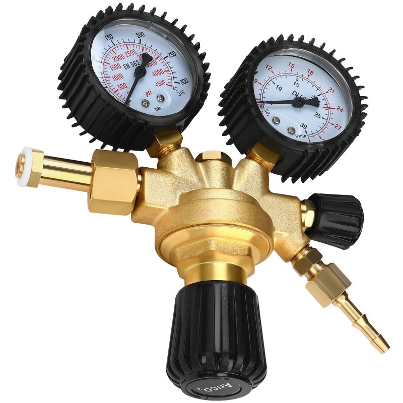Reduktor butlowy do gazu AR/CO2 KRAFT&DELE KD1822 Reduktor butlowy do gazu AR/CO2 KRAFT&DELE KD1822