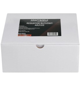 Oryginalne opakowanie kartonowe reduktora butlowego Kraft&Dele KD1822