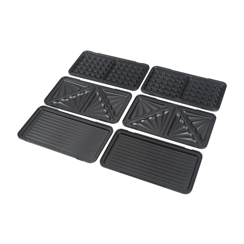 3 az 1-ben elektromos szendvicssütő 1500W KRAFT&DELE KD4133