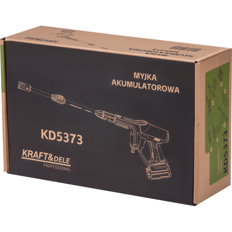 Akku-Hochdruckreiniger 21V 3Ah KRAFT&DELE KD5373