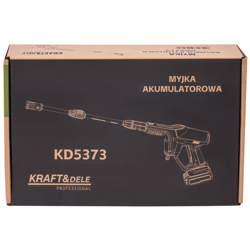 KRAFT&DELE KD5373 21V 3Ah akkumulátoros magasnyomású mosó