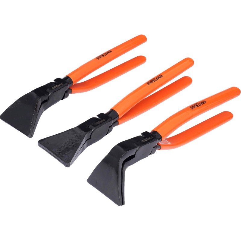 Bádogos fogó készlet fémlemez hajlításhoz 180° / 90° / 45° 275mm KRAFT&DELE KD10453
