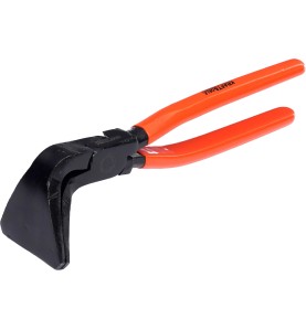 Szczypce dekarskie do gięcia blachy 275mm - widok z boku na mechanizm