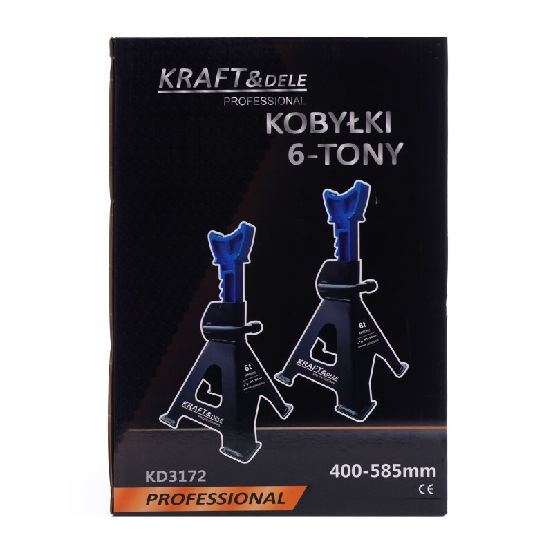Automobilių atramos (kobyłki) 6T 400-585mm KRAFT&DELE KD3172 Automobilių atramos (kobyłki) 6T 400-585mm KRAFT&DELE KD3172