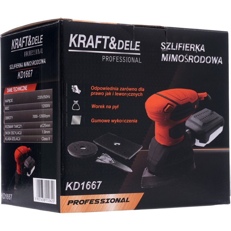 Exzenterschleifer 1200W KRAFT&DELE KD1667
