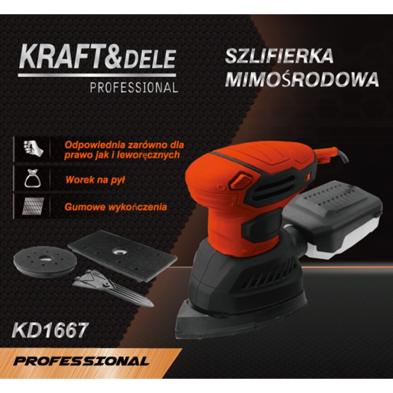Exzenterschleifer 1200W KRAFT&DELE KD1667