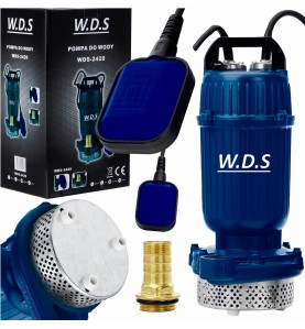 Wasserpumpen-Set WDS2420 mit Karton, Anschlussstück und Zubehör