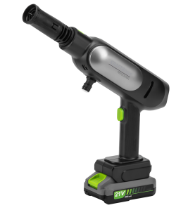 Akku-Druckreiniger KD5375 mit montiertem 21V-Akku - Seitenansicht