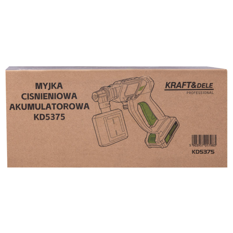 KRAFT&DELE Akku-Hochdruckreiniger 21V 3000mAh KD5375