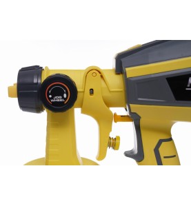 Zbliżenie na spust i mechanizm regulacji pistoletu KD1656